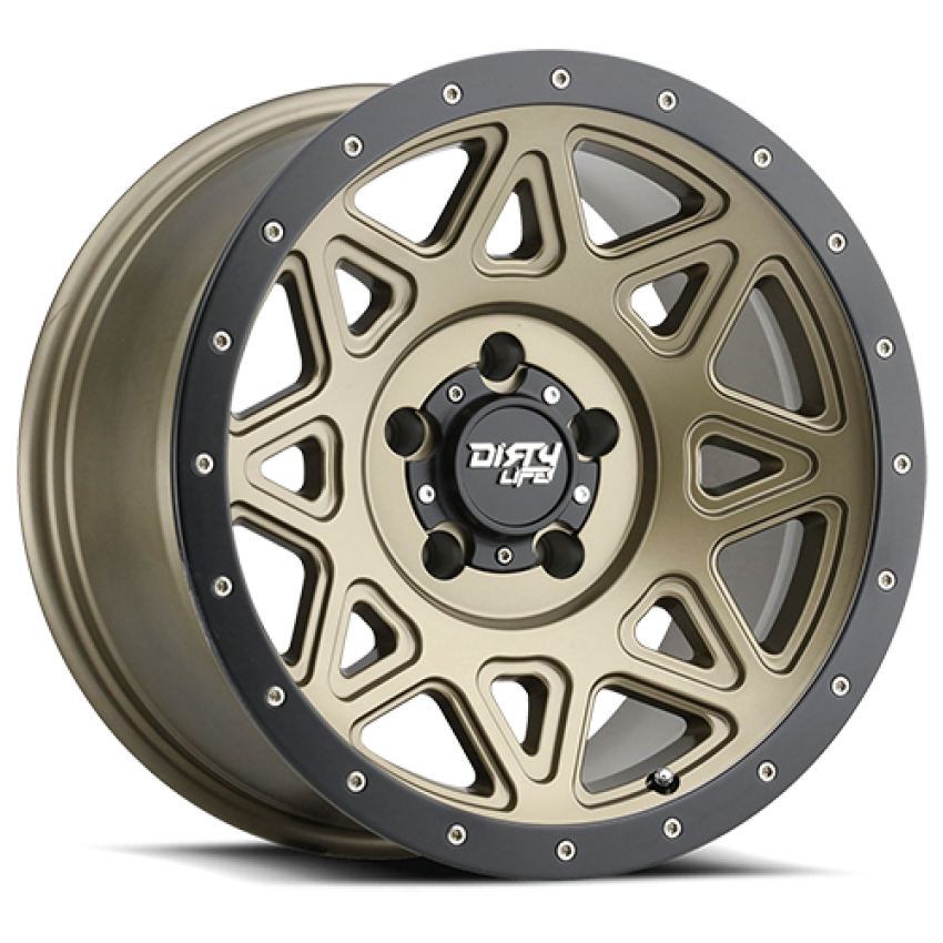 Dirty Life Race Wheels Theory 9305 Matte Gold 17X9 5-127 -12Mm 78.1Mm