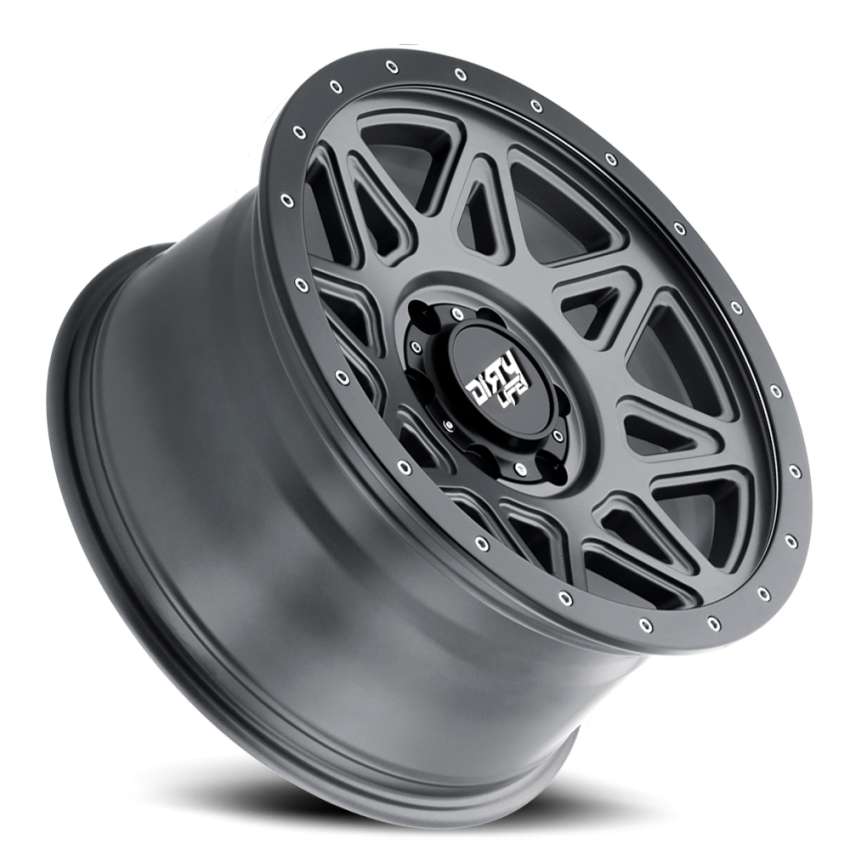 Dirty Life Race Wheels Theory 9305 Satin Gunmetal 18X9 6-139.7 0Mm 106Mm