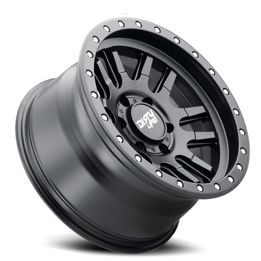 Dirty Life Race Wheels Canyon Pro 9309 Satin Black 17X9 5-139.7 0Mm 108.1Mm