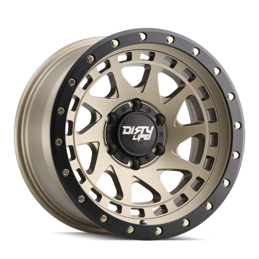 Dirty Life Race Wheels Enigma Pro 9311 Satin Gold 17X9 6-135 -12Mm 87.1Mm
