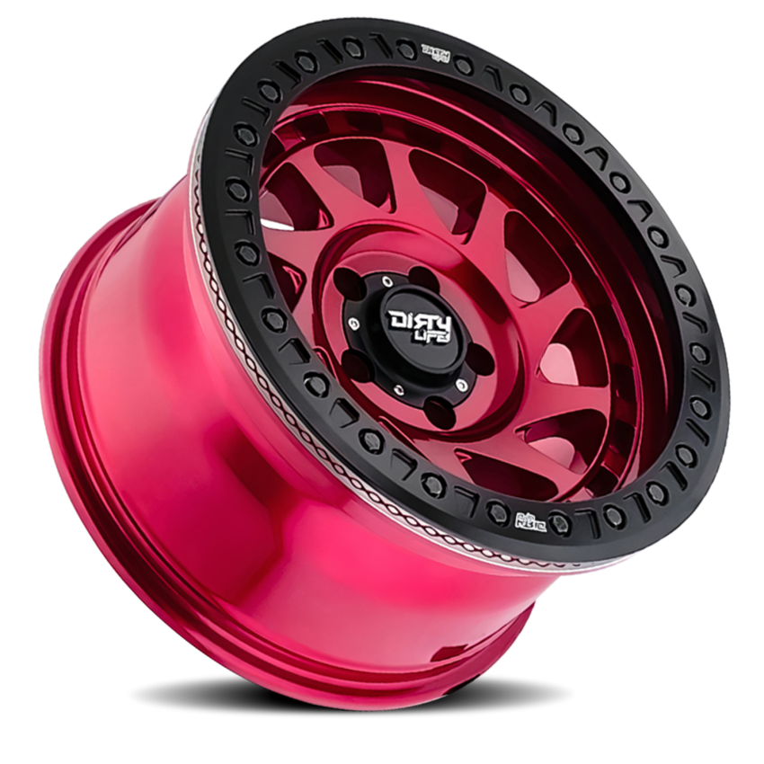 Dirty Life Race Wheels Enigma Race 9313 Gloss Crimson Candy Red 17X9 5-127 -38Mm 78.1Mm