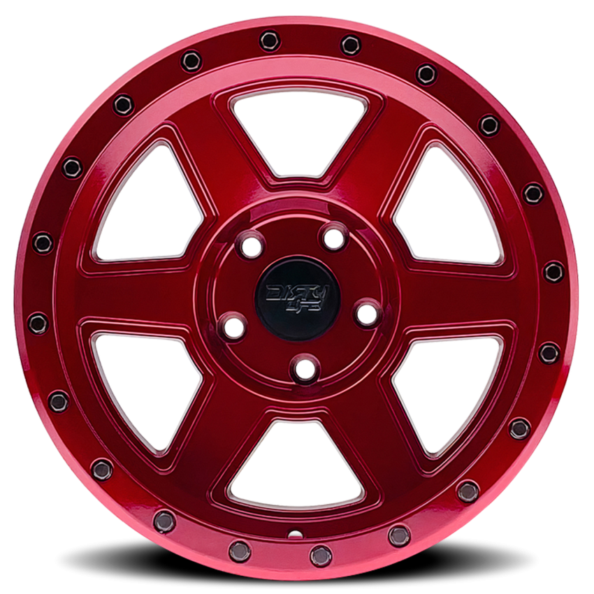 Dirty Life Race Wheels Compound 9315 Crimson Candy Red 20X10 6-139.7 -25Mm 106Mm