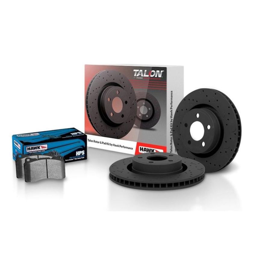 Hawk Performance HKC4395.385F Talon Street Rotor And Brake Pad Kit