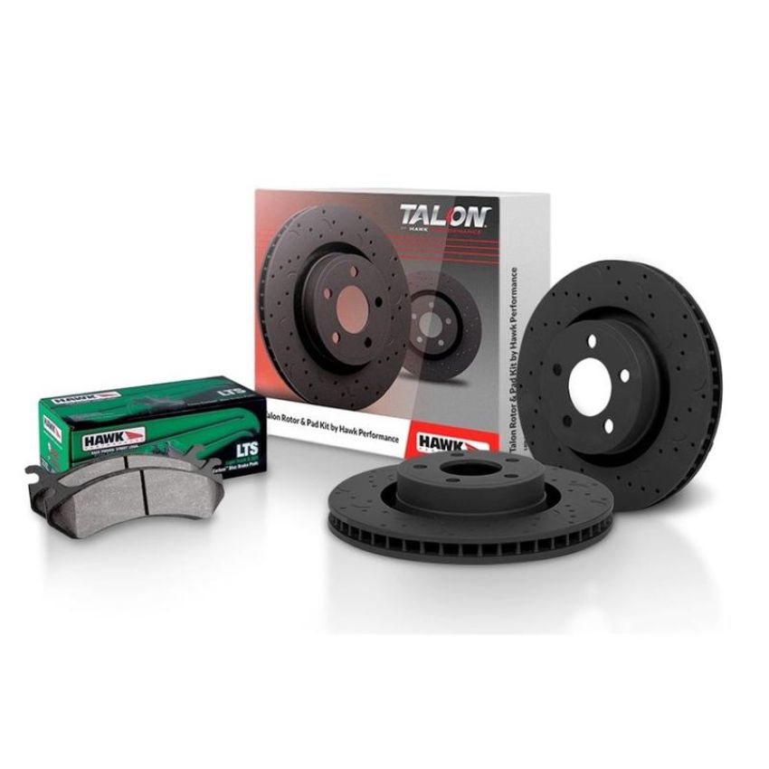 Hawk Performance HKC4395.385Y Talon Street Rotor And Brake Pad Kit