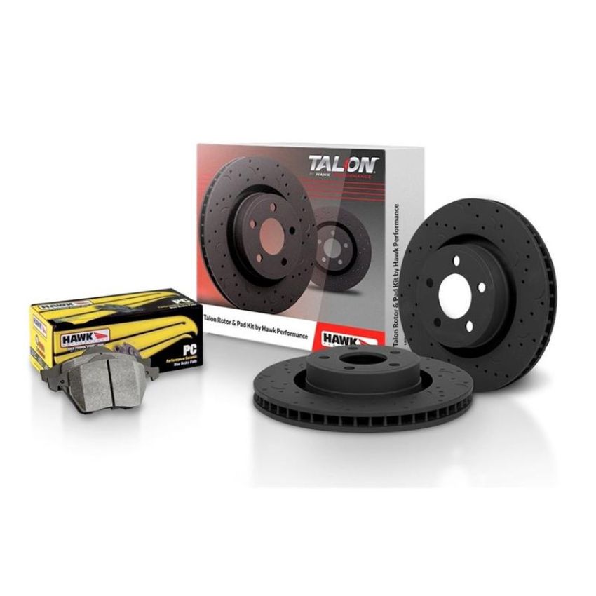 Hawk Performance HKC4504.518Z Talon Street Rotor And Brake Pad Kit