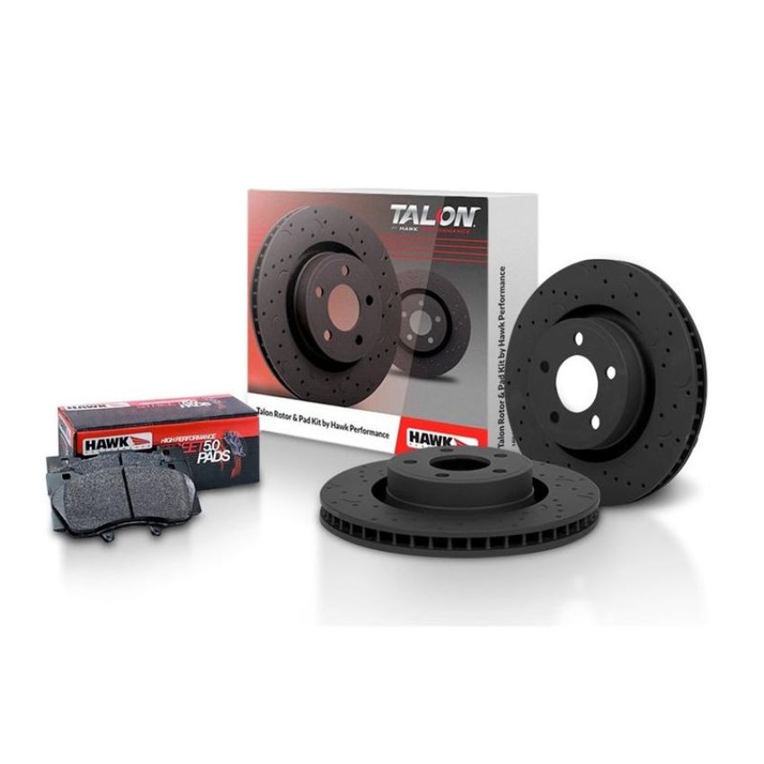 Hawk Performance HKC5320.366B Talon Street Rotor And Brake Pad Kit
