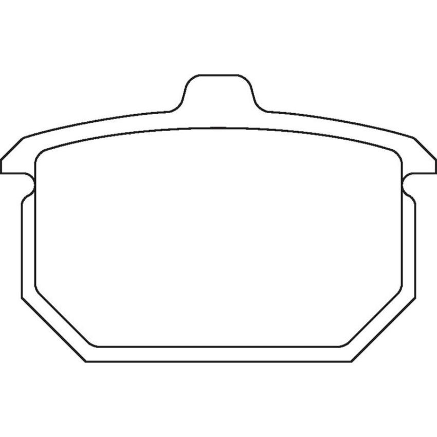 Hawk Performance HMC1001 Non-Asbestos Organic Disc Brake Pads