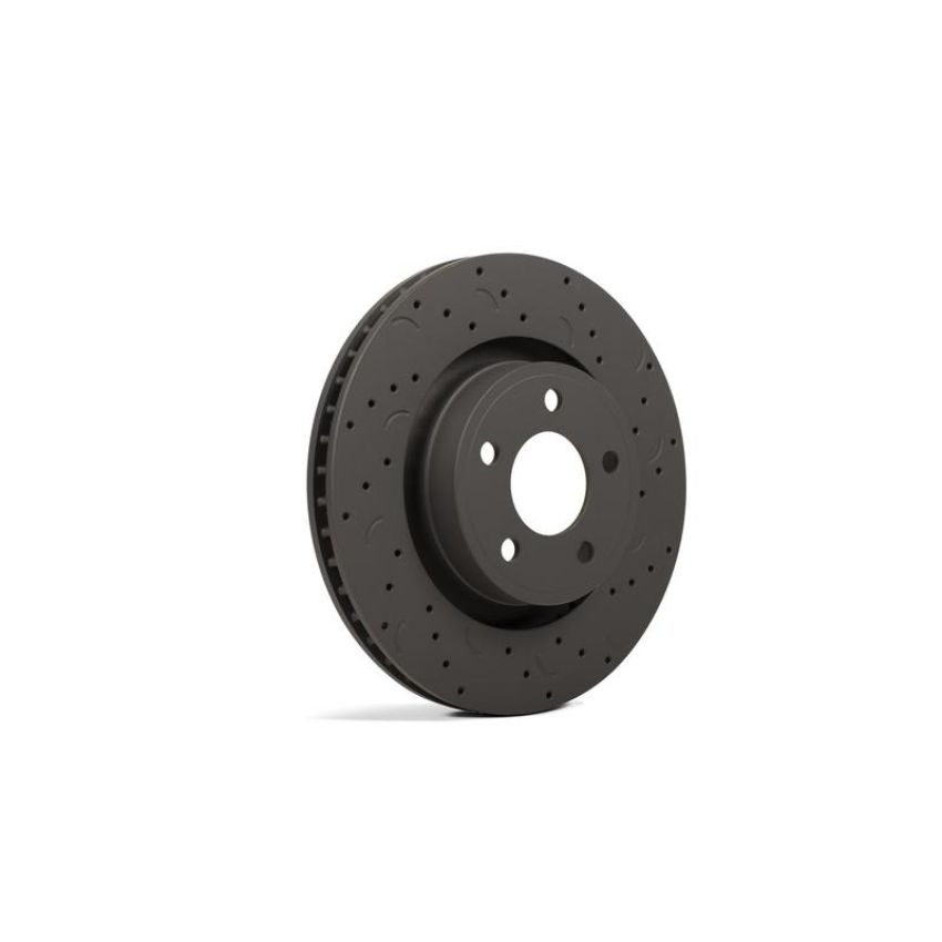 Hawk Performance HTC4367 Talon Cross Drilled And Slotted Brake Rotors