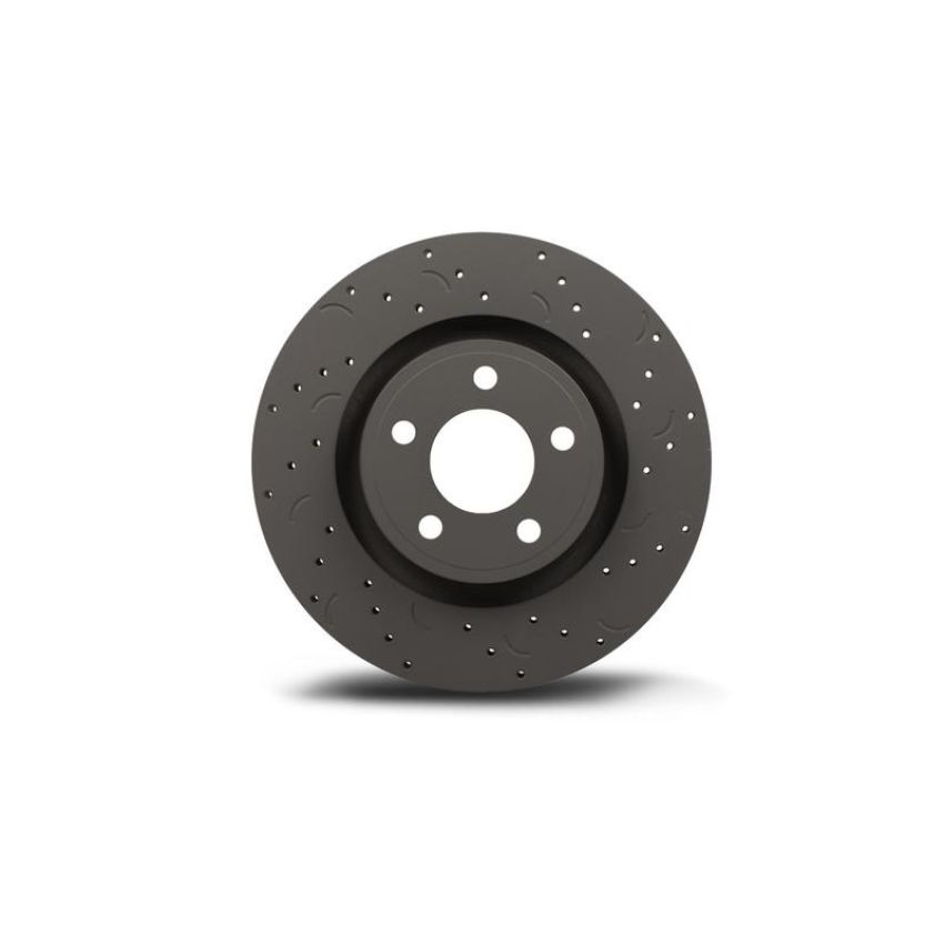 Hawk Performance HTC5034 Talon Cross Drilled And Slotted Brake Rotors