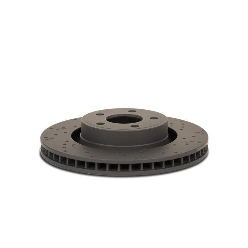 Hawk Performance HTC5335 Talon Cross Drilled And Slotted Brake Rotors