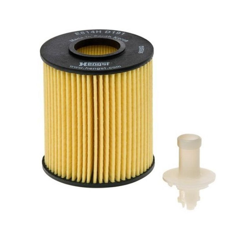 HENGST E814H D191 Oil Filter Insert w/ Gasket Kit
