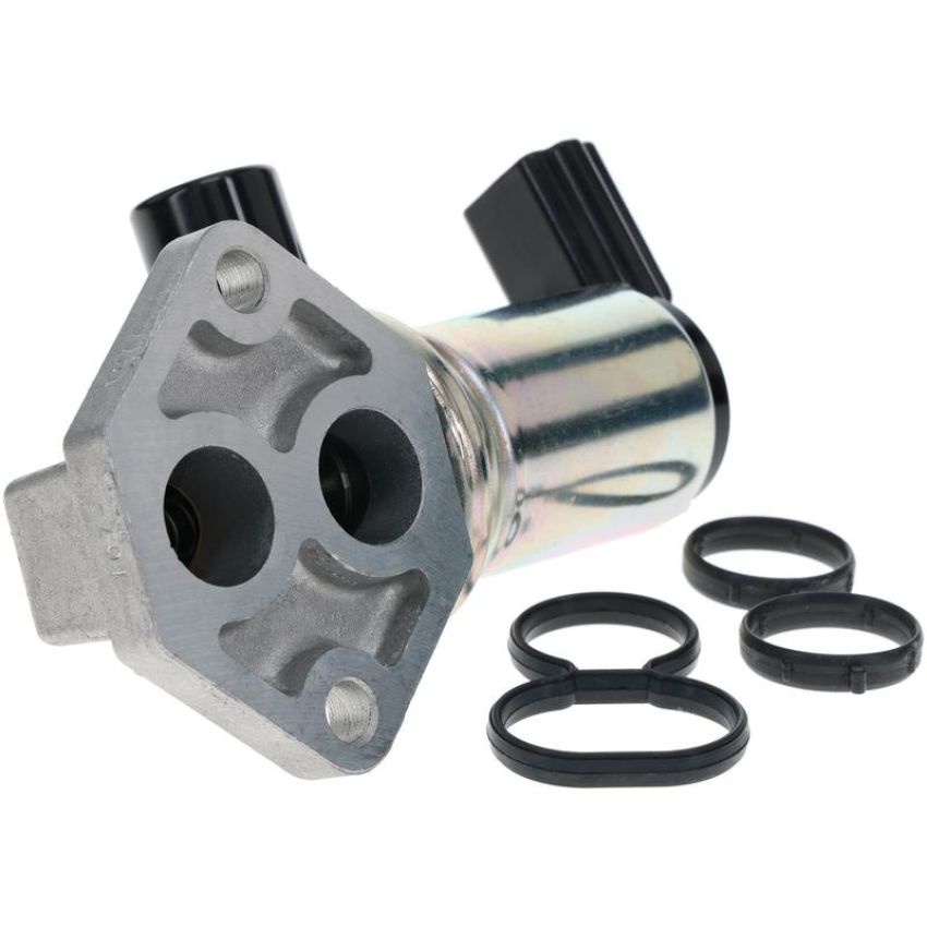 HITACHI ABV0046 Idle Air Control Valve - Includes Gaskets (2) - Actual OE Part - New