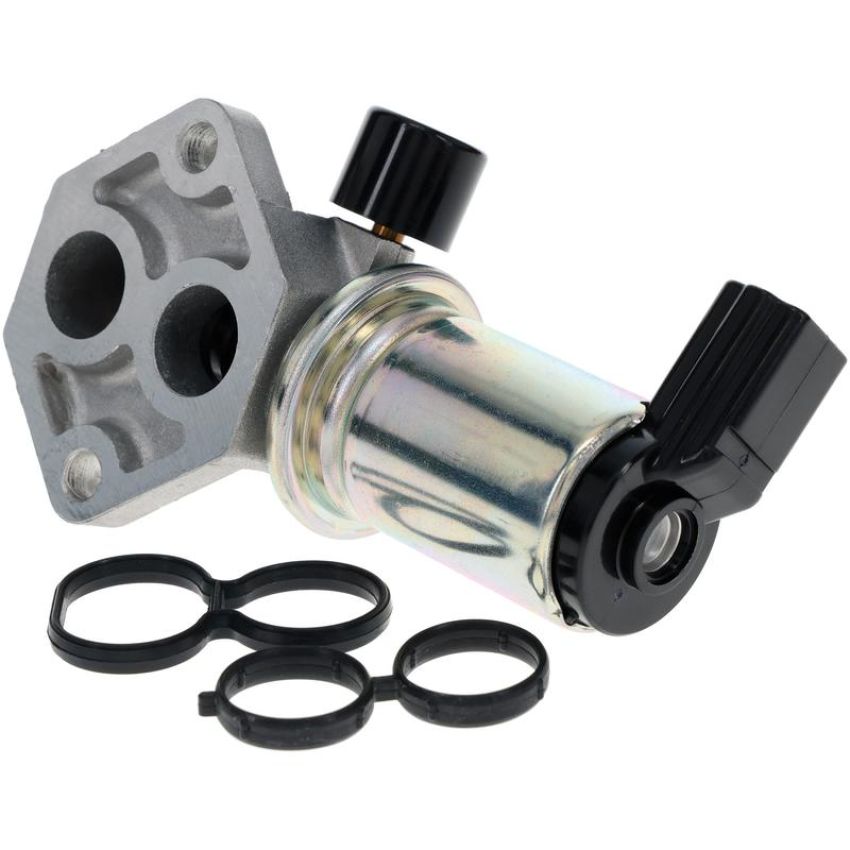 HITACHI ABV0046 Idle Air Control Valve - Includes Gaskets (2) - Actual OE Part - New