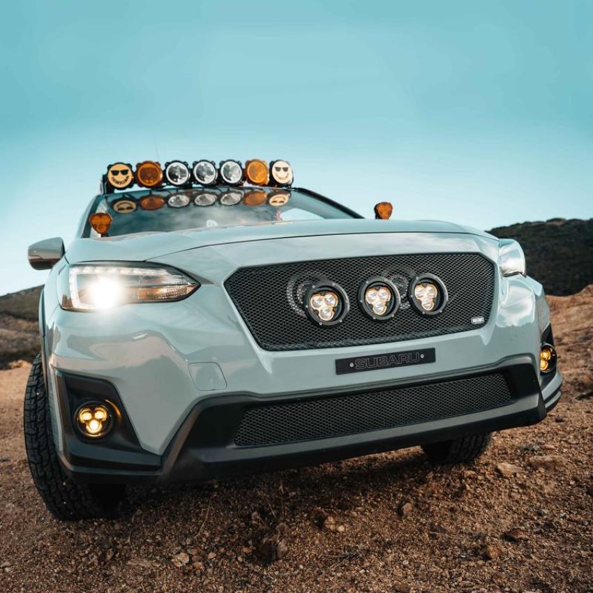 KC HiLiTES 97150 KC FLEX ERA 3 LED DM SAE FOG 2-LIGHT MSTR KIT 13-24 SUBARU CROSSTREK FORESTER