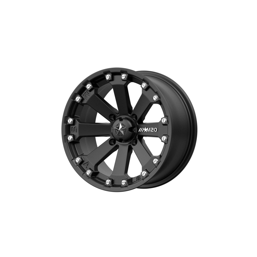 KORE UTV 14X7 4X137 MATTE BLACK 00MM
