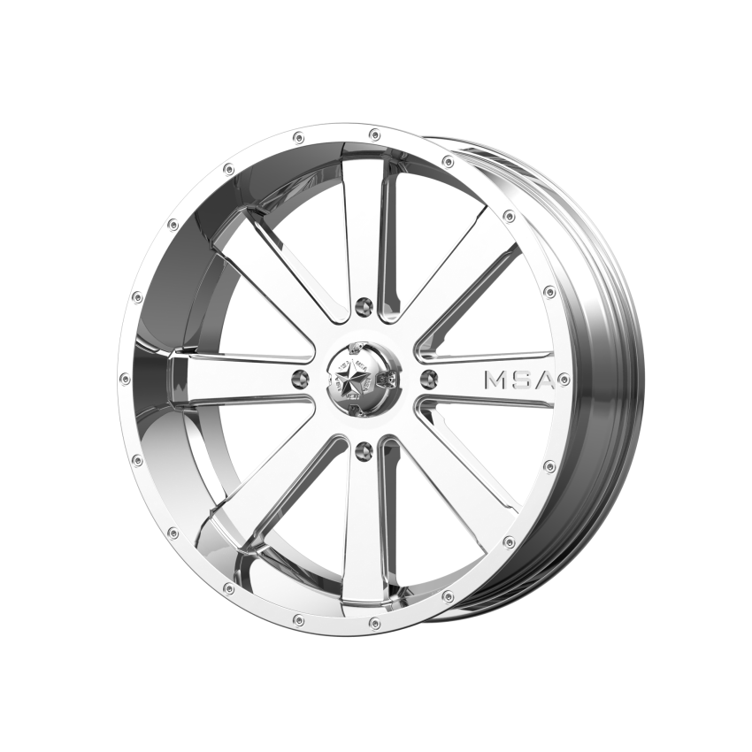 FLASH UTV 22X7 4X137 CHROME 00MM
