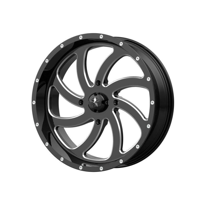 SWITCH UTV 20X7 4X137 G-BLK MILL 00MM
