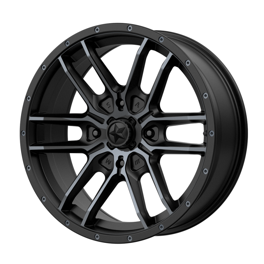 FANG UTV 14X7 4X137 S-BLK TTCC 10MM