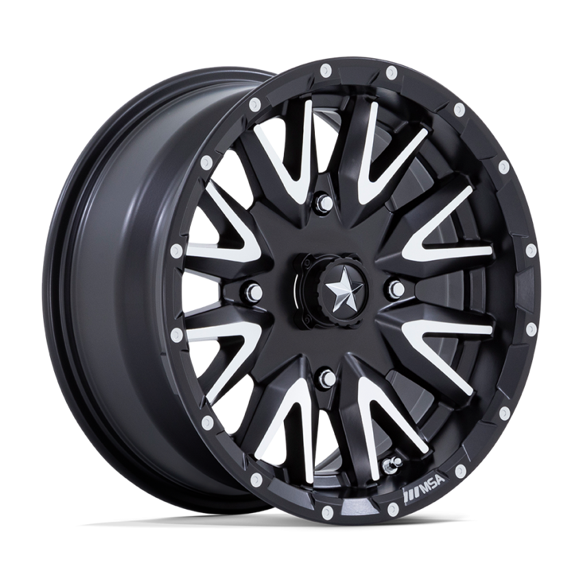 CREED UTV 24X7 4X156 115 +0 M-BLK MCH