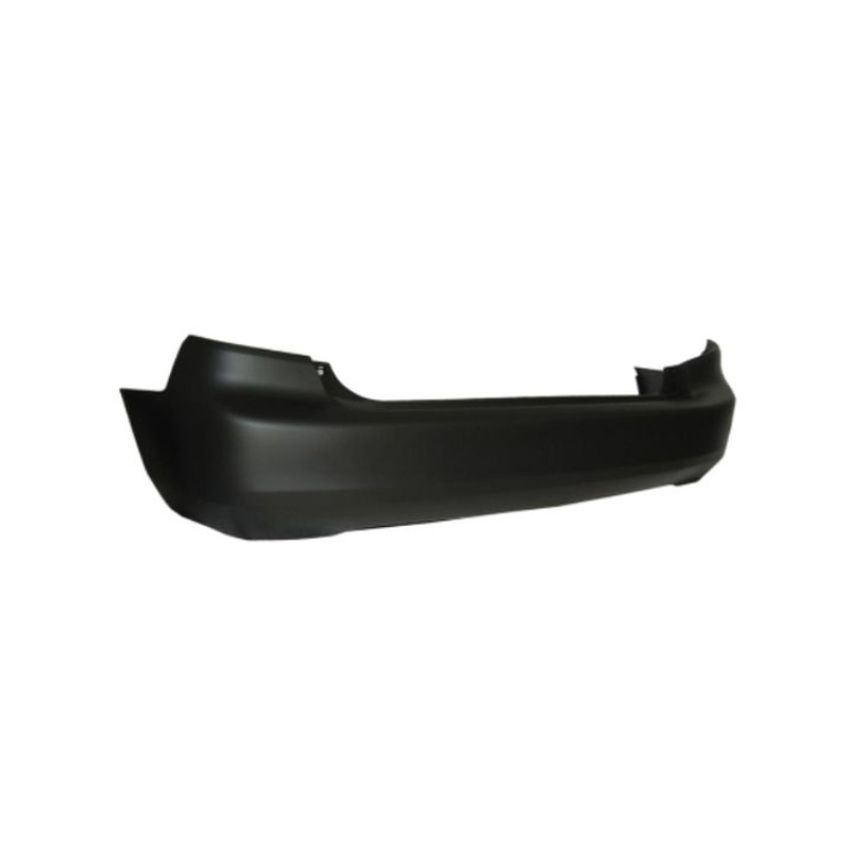 REAR BUMPER COVER 4DR SEDAN; MATTE-BLACK HONDA ACCORD 03-05