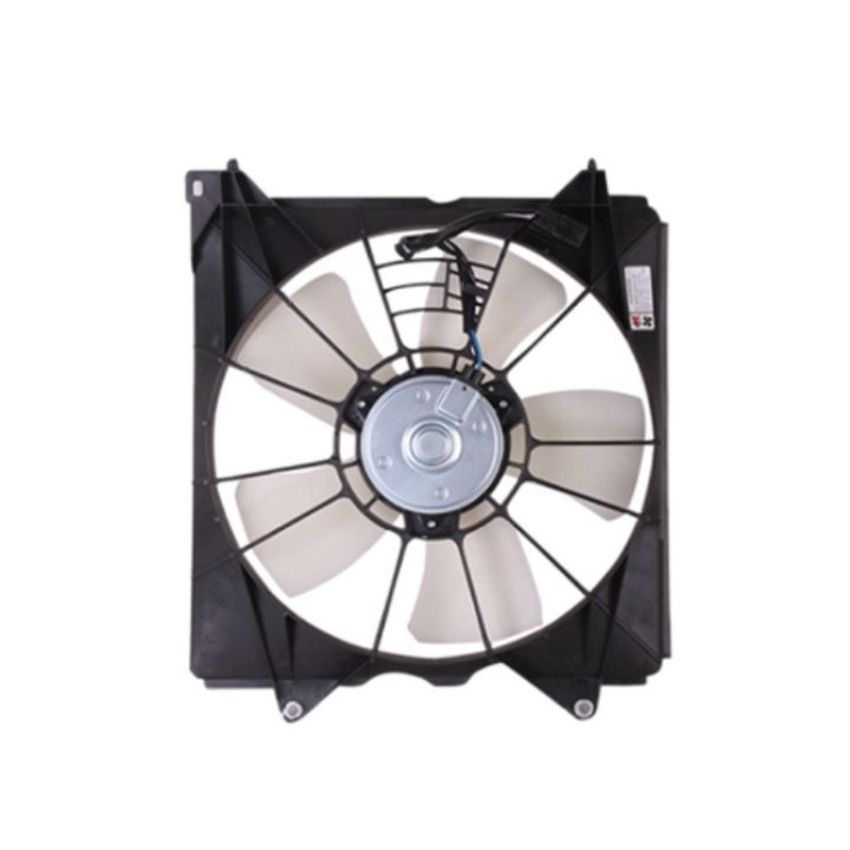 LH RADIATOR COOLING FAN ASSY; 4 CYL; TOKAI BRAND; MOTOR/BLADE/SHROUD ASSY; ACCORD 08-11
