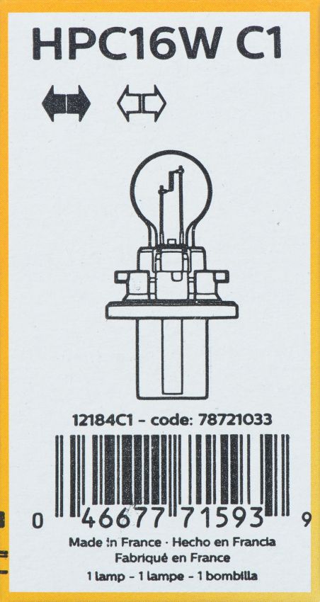 Philips HPC16WC1 Philips HiperClick Bulb HPC16W