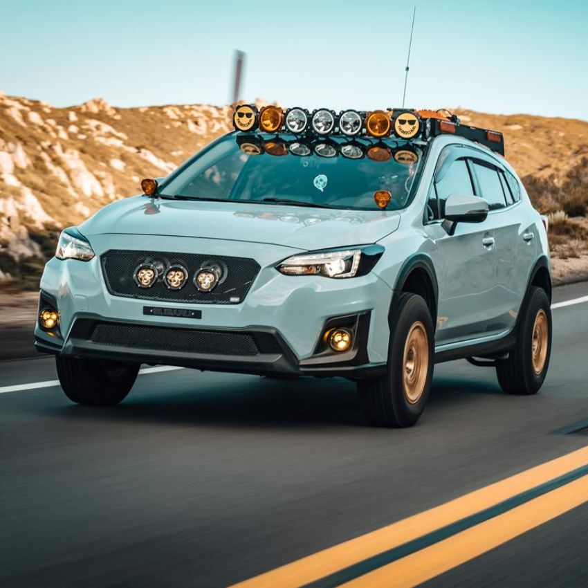 KC HiLiTES 97150 KC FLEX ERA 3 LED DM SAE FOG 2-LIGHT MSTR KIT 13-24 SUBARU CROSSTREK FORESTER