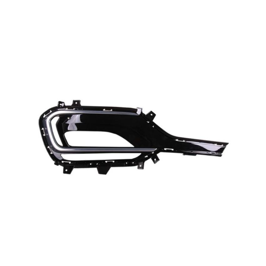 LH FRONT BUMPER INSERT; 2.0L TURBO; FOG LAMP BEZEL; W/FOG LAMPS; SANTA FE SPORH 17-18