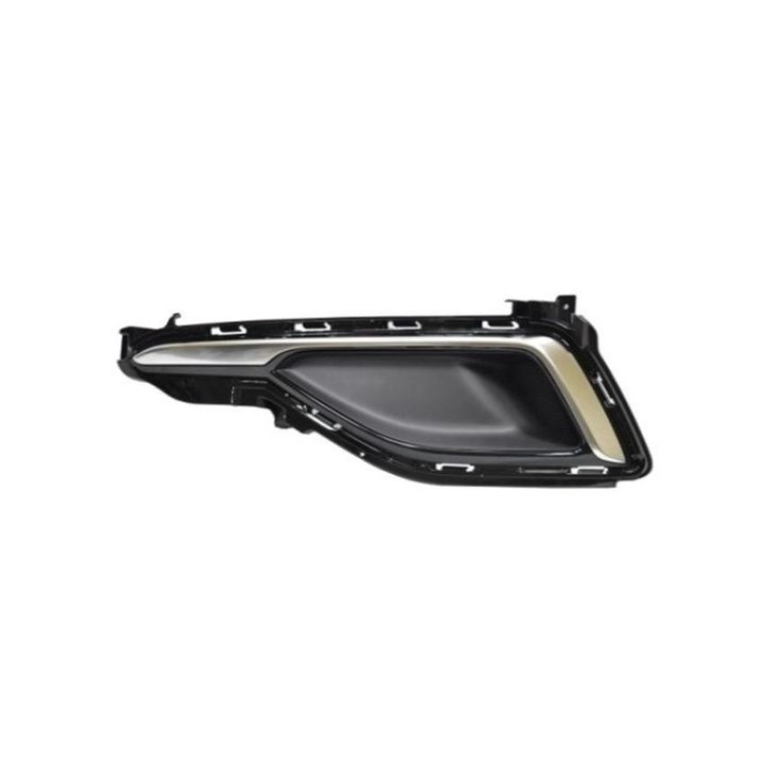 LT FRONT BUMPER INSERT STD BUMPER; W/O DAYTIME RUNNING LAMPS; FOG LAMP OPENING COVER SONATA 15-17