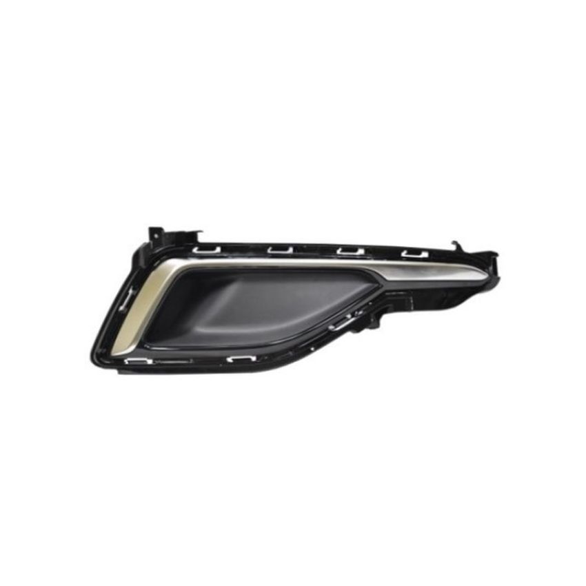 RT FRONT BUMPER INSERT STD BUMPER; W/O DAYTIME RUNNING LAMPS; FOG LAMP OPENING COVER SONATA 15-17