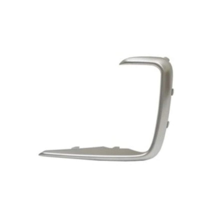 RT FRONT BUMPER MOLDING OUTER OPENING TRIM; SATIN NICKEL HYUNDAI SANTA FE 2017-2019