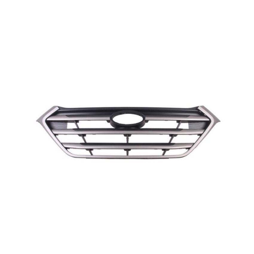 GRILLE ASSY W/O PEDESTRIAN RECOGNITION; BLACK/CHROME HYUNDAI TUCSON 16-17