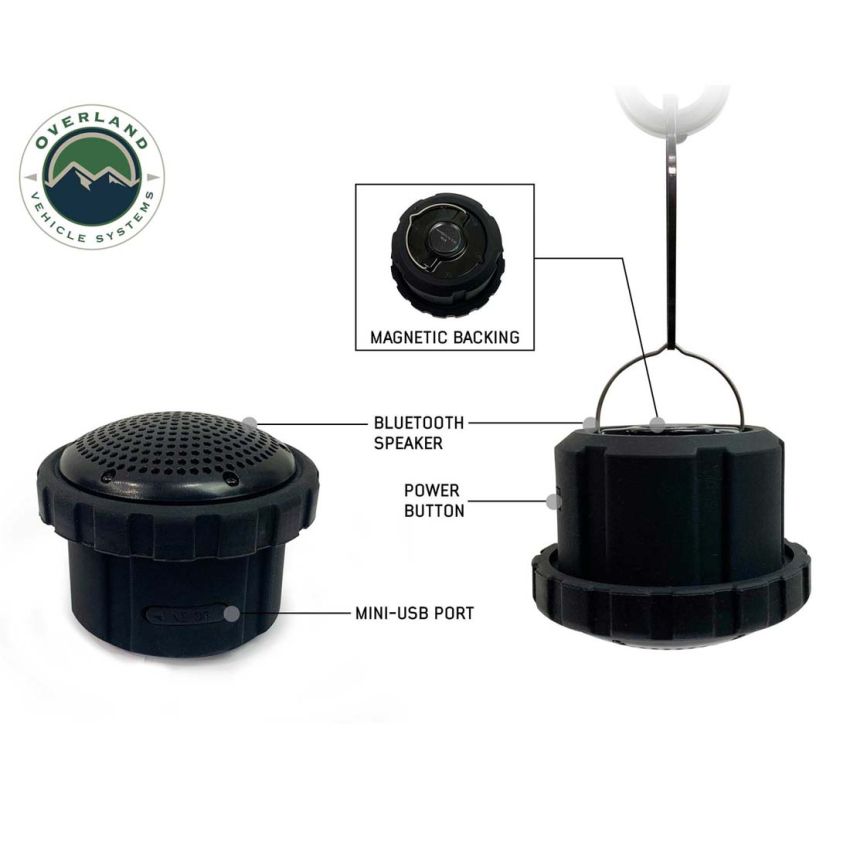 UFO Solar Light Light Pods & Speaker - Camping Light Overland Vehicle Systems