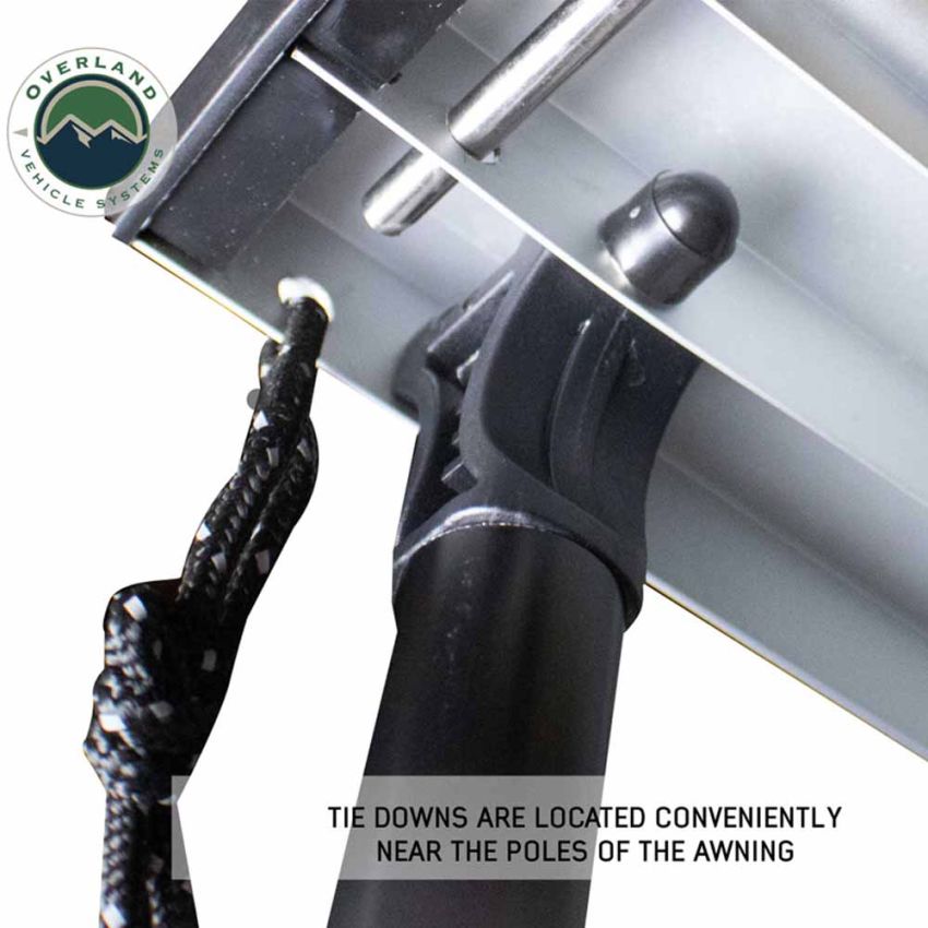 Nomadic Awning 4.5 The Perfect 4.5 Awning with Black Cover Overland Vehicle Systems