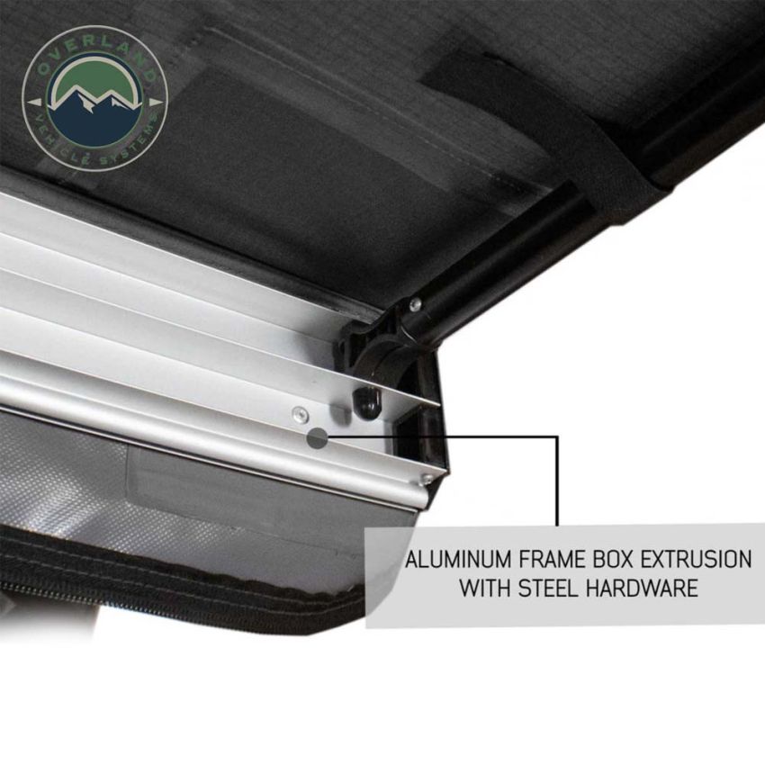 Nomadic Awning 2.0 - 6.5' with Black Cover Overland Vehicle Systems