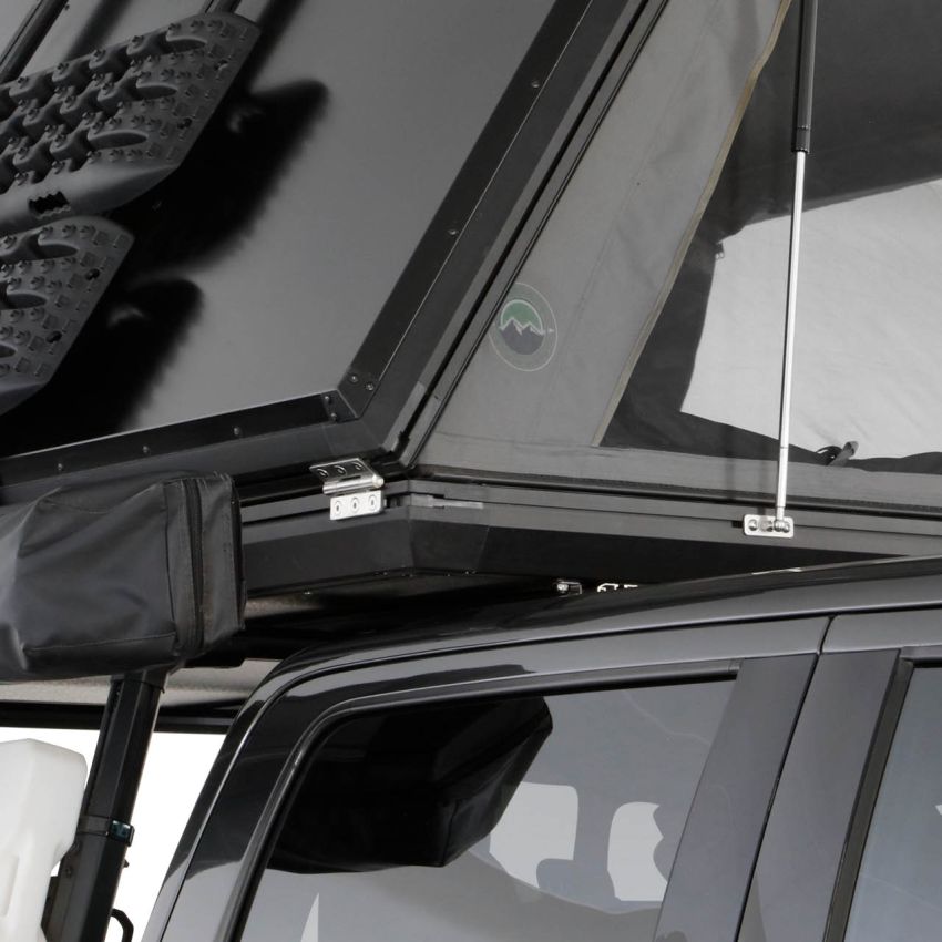 Aluminum Clam Shell Roof Top Tent Sidewinder Side Opening Overland Vehicle Systems