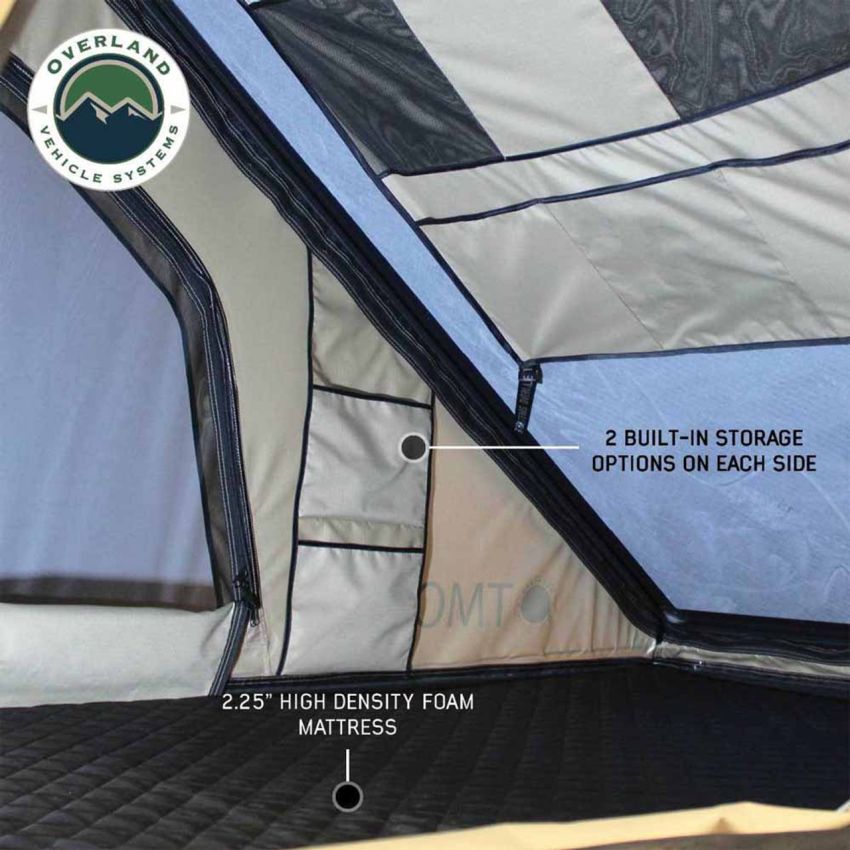 LD TMON Clamshell Aluminum Hard Shell Roof Top Tent Overland Vehicle Systems