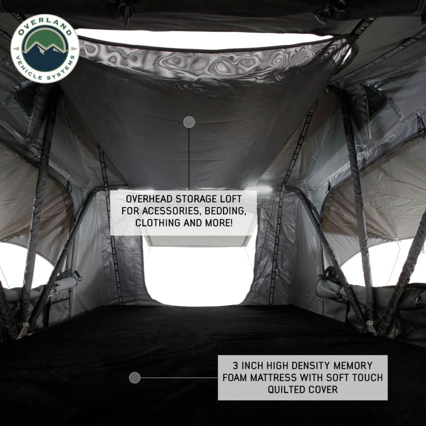Nomadic 3 Standard Roof Top Tent 3 Person Roof Top Tent Overland Vehicle Systems