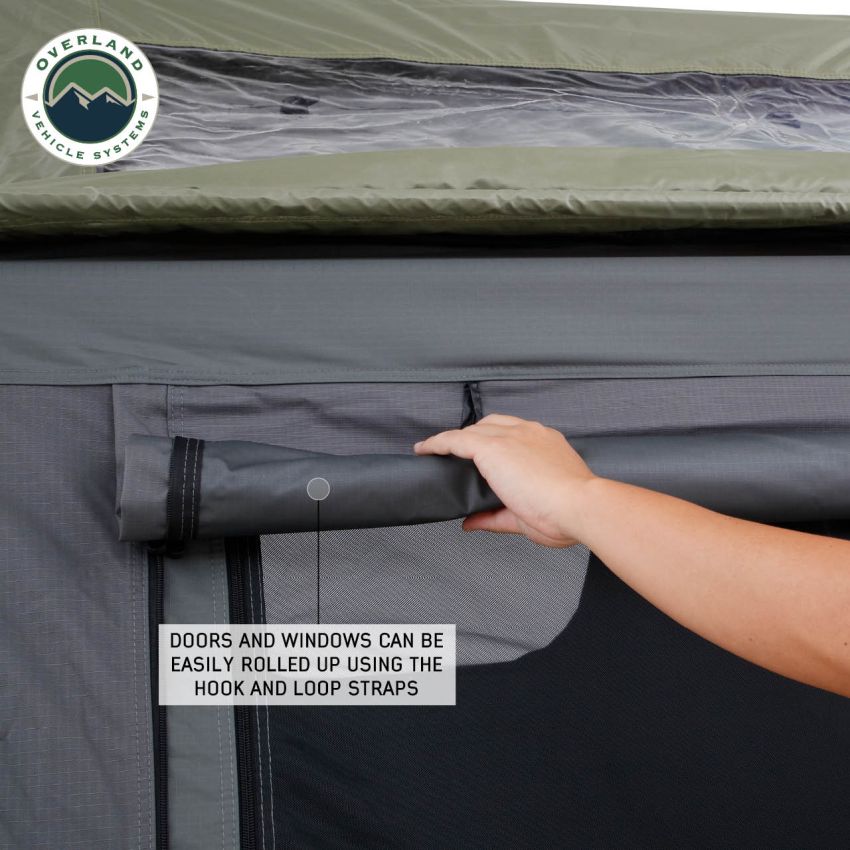 Nomadic 3 Standard Roof Top Tent 3 Person Roof Top Tent Overland Vehicle Systems