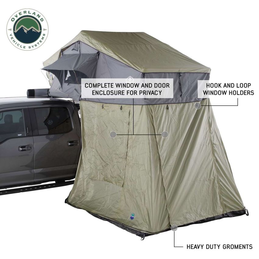 Nomadic 4 Roof Top Tent Annex - 4 Person Roof Top Tent Annex Overland Vehicle Systems