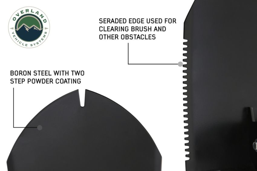 Multi Functional Military Style Utility Shovel for extreme Overland Vehicle Systems