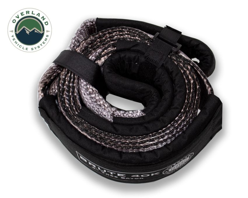 Tree Saver Tow Strap 40,000 lb. Gray With Storage Bag Overland Vehicle Systems