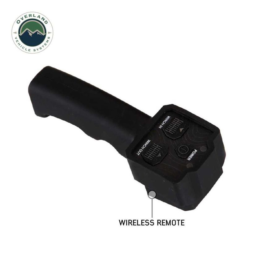 SCAR 10 - 10,000 lb. Winch With Steel Cable and Wireless Remote Overland Vehicle Systems