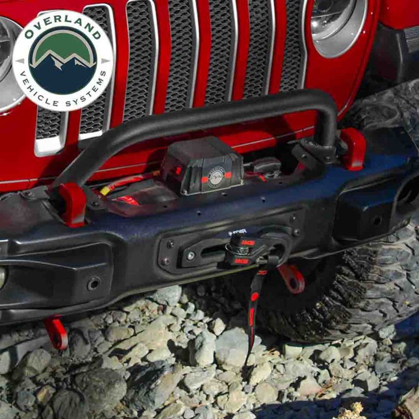 SCAR 10 - 10,000 lb. Winch With Steel Cable and Wireless Remote Overland Vehicle Systems
