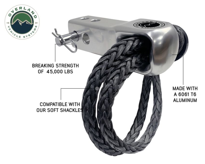Aluminum Receiver Hitch Mount - Durable and Efficient Overland Vehicle Systems