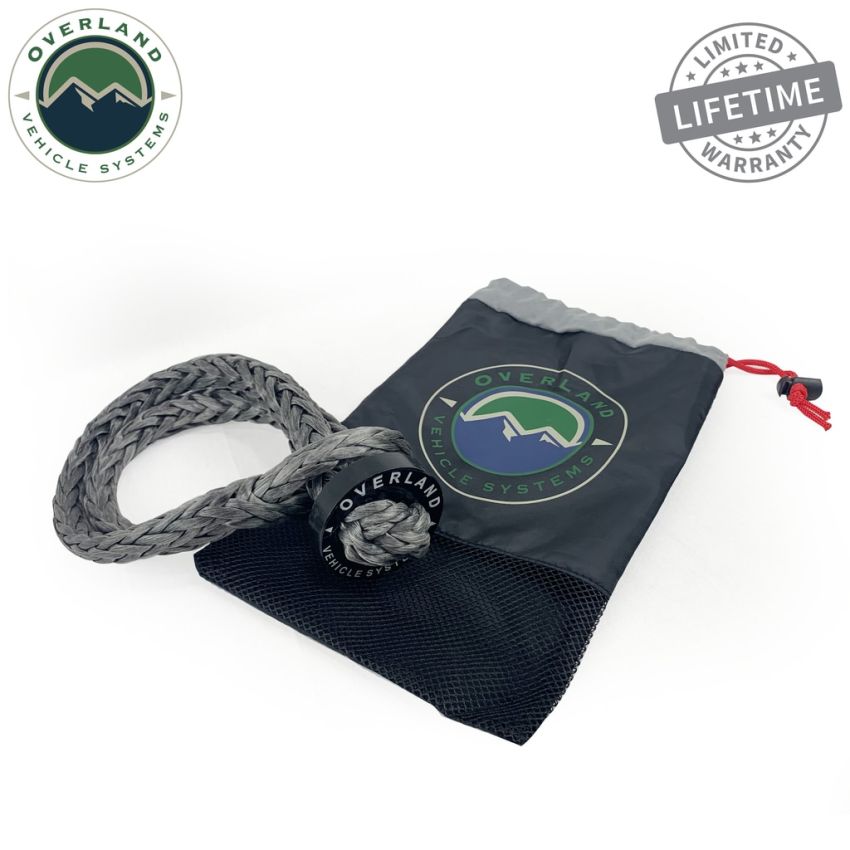 Shop Overland Vehicle Systems 7/16 Inch Soft Shackle With Collar Overland Vehicle Systems