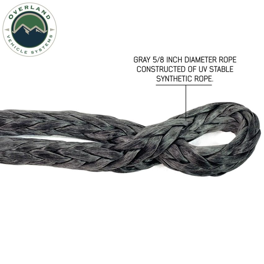 Shop Overland Vehicle Systems 7/16 Inch Soft Shackle With Collar Overland Vehicle Systems