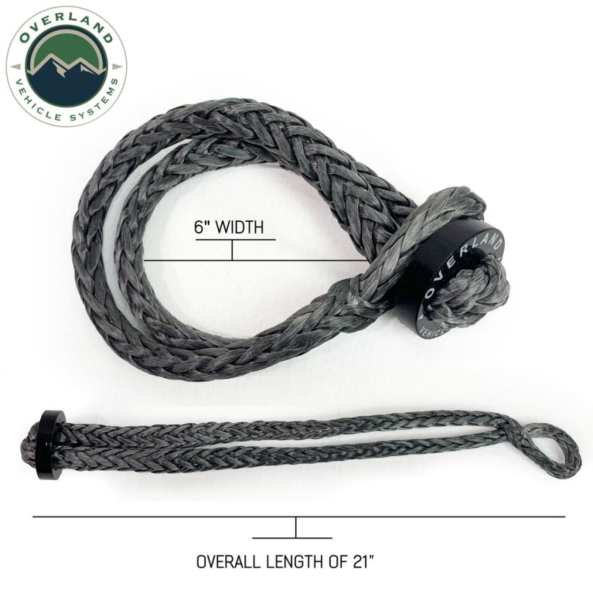 Shop Overland Vehicle Systems 7/16 Inch Soft Shackle With Collar Overland Vehicle Systems