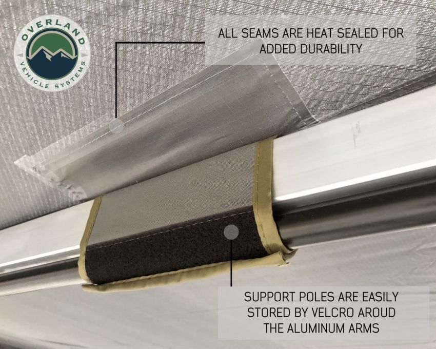 Nomadic Awning 270 Awning with Walls - Driver side Overland Vehicle Systems