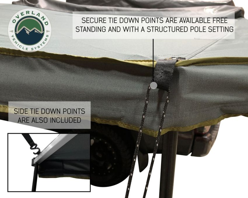 Nomadic Awning 270 Awning with Walls Passenger Overland Vehicle Systems